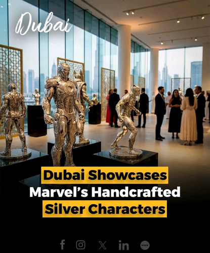 Marvel’s new collection has arrived in Dubai, featuring 60 unique characters made from sterling silver.
