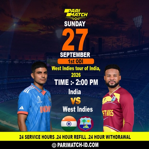 Pari Match: Follow India vs West Indies ODI Action at 2 PM