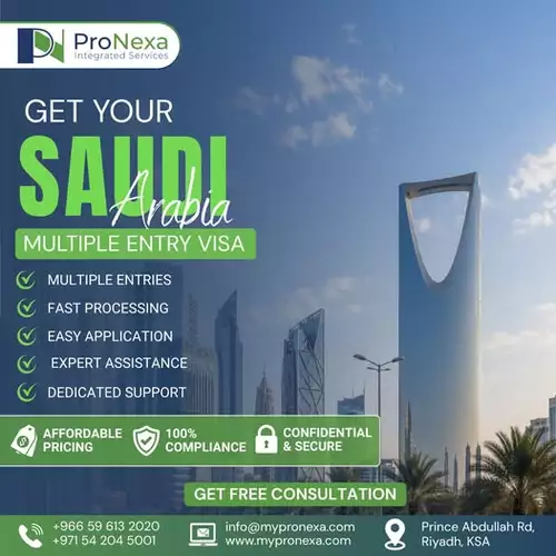 ### **🇸🇦 Get Your Saudi Arabia Multiple Entry Visa**