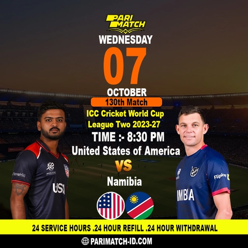 Pari Match: Follow USA vs Namibia League Two Match