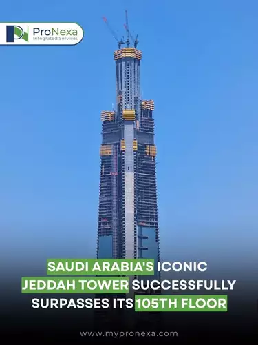 ### **🇸🇦 Saudi Arabia's Iconic Jeddah Tower**