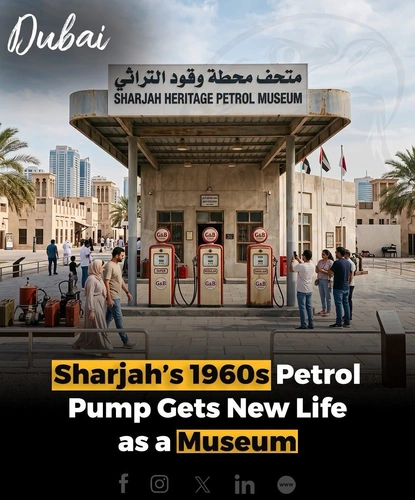 Sharjah’s one of its oldest petrol pumps, dating back to the 1960s, is getting a new life as a museum at Al Faya Retreat in Mleiha. The historic site once served vehicles crossing the desert.