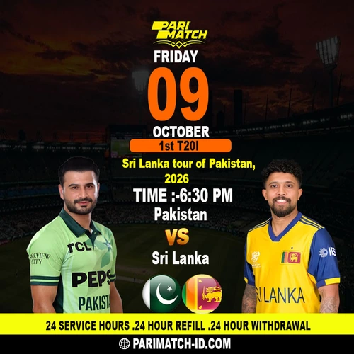 Pari Match Login: Pakistan vs Sri Lanka 1st T20I 2026 Cricket Updates