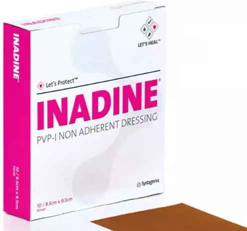 Inadine is indicated for the management of ulcerative wounds and may also be used for the prevention of infection in minor burns and minor traumatic skin loss injuries.