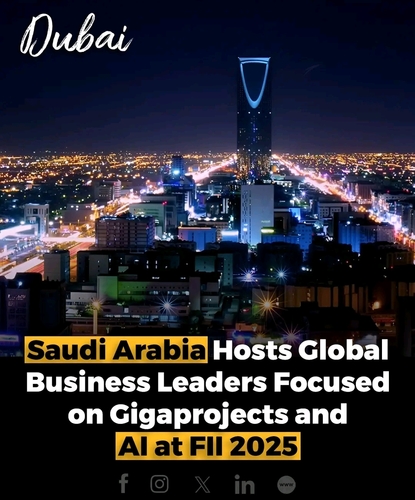 Saudi Arabia opened the Future Investment Initiative (FII), known as “Davos in the Desert,” gathering world leaders and business elites to boost investment in its gigaprojects and AI ambitions.