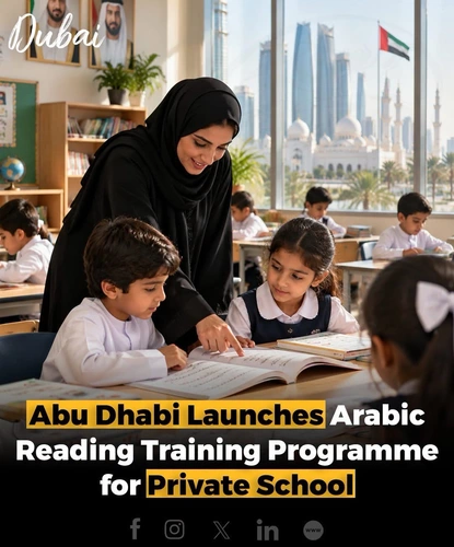 Abu Dhabi is set to launch its first comprehensive Arabic reading training programme for private school kindergarten teachers next year, aimed at strengthening early literacy skills.