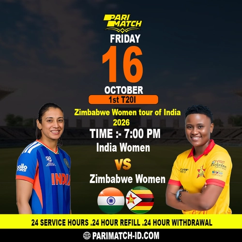 Pari Match ID for India Women vs Zimbabwe Women