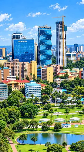 This is the most expensive square mile in Africa, Upper Hill Nairobi 💥💯🎯