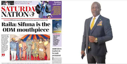 I don't care whether former PM Raila Odinga stays or bolts out of RUTO'S Blood Based Government, what I know is I'll be facing Raila and Ruto onwards as I angle to become Kenya's next President #OjowaForPresident2027. I am 40 years old and Raila Odinga is 80!