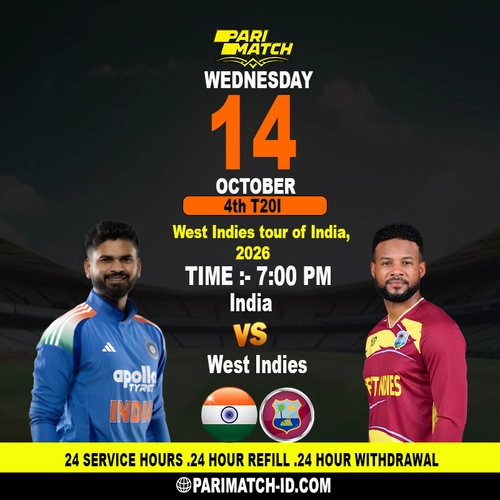 Pari Match: India vs West Indies Match Updates at 7:00 PM