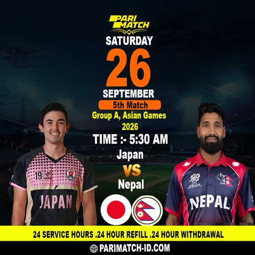 Pari Match: Follow Japan vs Nepal Group A Match on 26 September