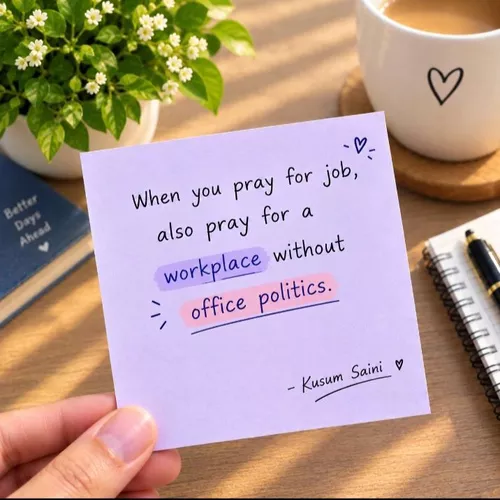 When you pray for a job, also pray for the kind of workplace that makes you want to stay.