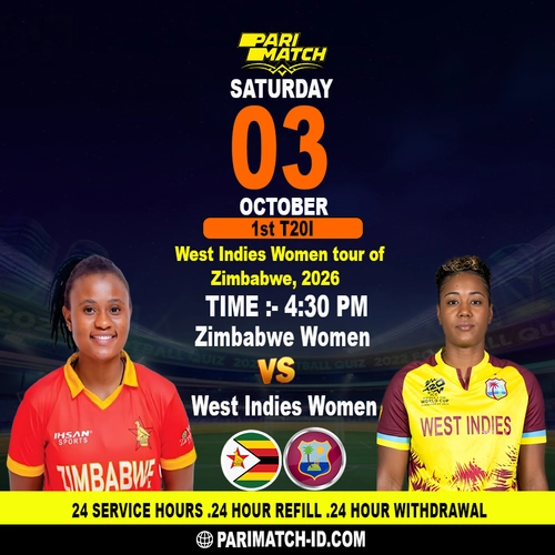 Pari Match ID: Track Zimbabwe Women vs West Indies Women Live