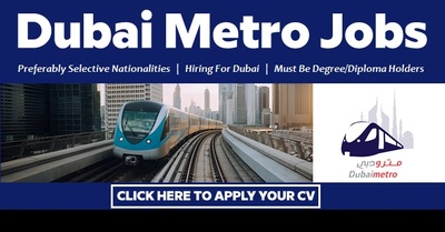 Dubai Metro Jobs 2025 | Careers & Vacancies for Freshers & Professionals