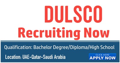 DULSCO Careers 2025 Walk in Interview in Dubai & Abu Dhabi