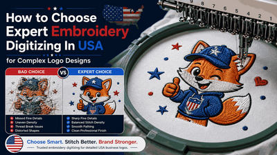 How to Choose Expert Embroidery Digitizing In USA for Complex Logo Designs - Blog View - My Community