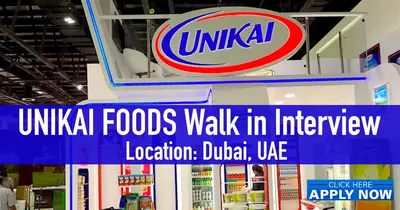 UNIKAI Careers 2025 Announced Walk in Interview in Dubai - applydubaijob.com