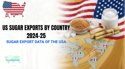 US Sugar Exports by Country 2024-25: Sugar Export Data of the USA - USimportdata Blog
