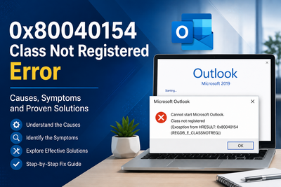 0x80040154 Class Not Registered Error – Complete Fix | MailsDaddy Official Blog