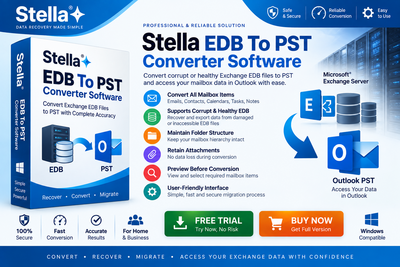 How to Convert EDB to PST: Complete Step-by-Step Guide – Stella Data recovery