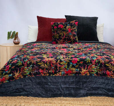 Cosy Bedroom Ideas: Style With a Velvet Quilt Cover