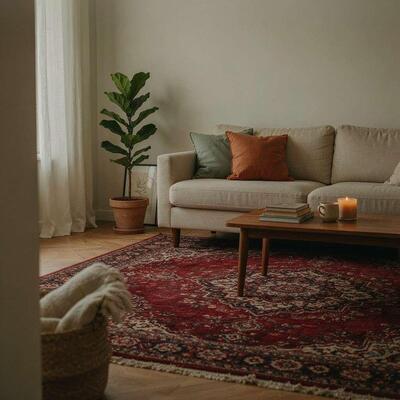 How to Choose Original Kashmiri Carpets for Living Rooms and...