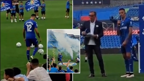 Footage Has Emerged Of Mason Greenwood's Official Getafe Unveiling