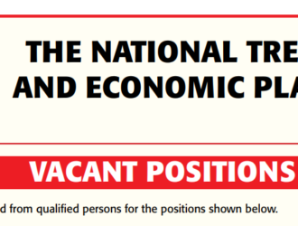National Treasury and Economic Planning Hiring Capacity Building Expert For The Social Risk Management Unit, Environmental Risk