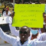 Doctors Hold Protests Outside City Hall Over NHIF