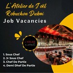 L’Atelier de Joël Robuchon Dubai Job Vacancies 2023 – Unveiling the Opportunities