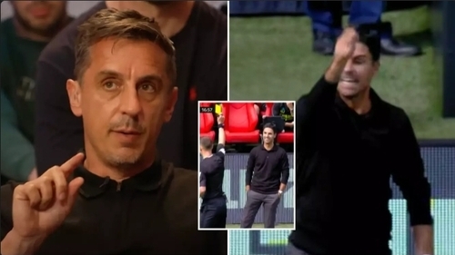 Gary Neville Claims Mikel Arteta Was Cited As A Reason Behind Premier League Rule Change