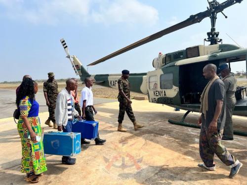 KDF Airlifts Top KCPE Students From Lamu To School In Nairobi