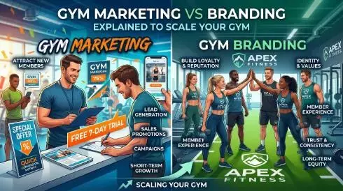 Gym Marketing vs Branding Explained To Scale Your Gym