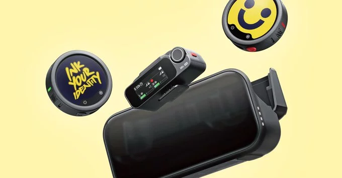 Insta360 Mic Pro Adds Screens for Custom Branding