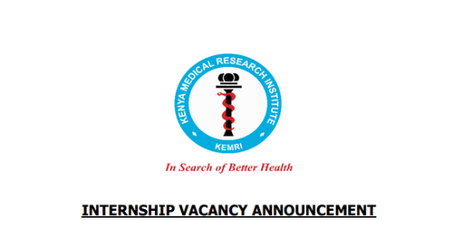 Internship Opportunity Open At KEMRI