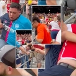 Arsenal Fans Filmed Fighting Each Other In The Stands During Man Utd Pre-Season Friendly