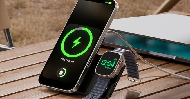 MagSafe K1 Power Bank Charges iPhone, Apple Watch & AirPods