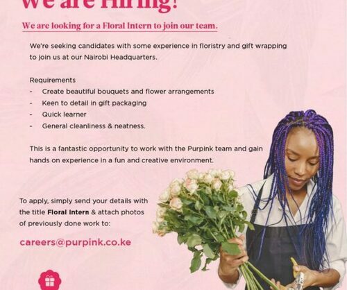Floral Internship Open At Purpink