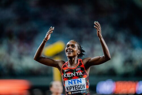 Kipyegon’s Double Dream Alive As She Leads Kenyan Quartet Into 5,000m Final