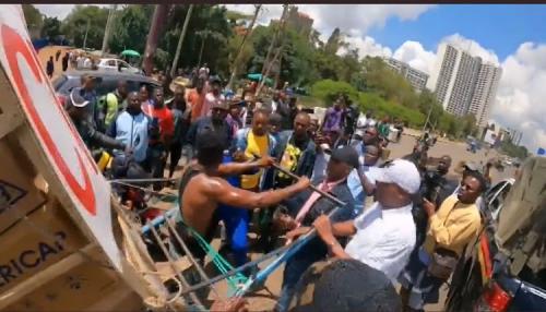 Eric Omondi Arrested While Taking CVs To State House