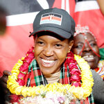 No Baby Alyn, It Was For Your Papa This Time Round – Kipyegon Dedicates Medal To Hubby