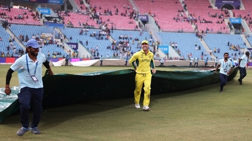 Rain Halts Play In Australia-Sri Lanka Match