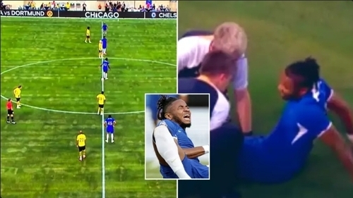 Chelsea Fans Fuming With 'Disgraceful' Pitch As Christopher Nkunku hobbles off Injured In US Friendly