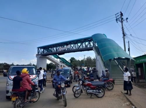 Residents Of Migori Town Get First Ever Footbridge