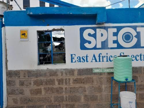 Raila-Linked Spectre Company Vandalised By Unknown People