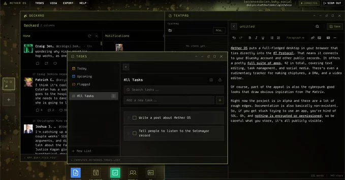 Aether OS: Experience a Full Desktop in Your Browser