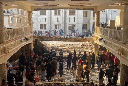 Police Among 33 Dead And 150 Wounded In Pakistan Mosque Blast