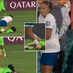 Lauren James Handed Straight Red Card For Stamping On Nigeria's Michelle Alozie