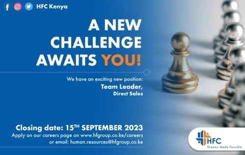 HFC Kenya Hiring Team leader, Direct Sales