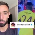 Bruno Fernandes Forced To Respond To Footage Of Him ‘Ignoring’ New Signing Andre Onana